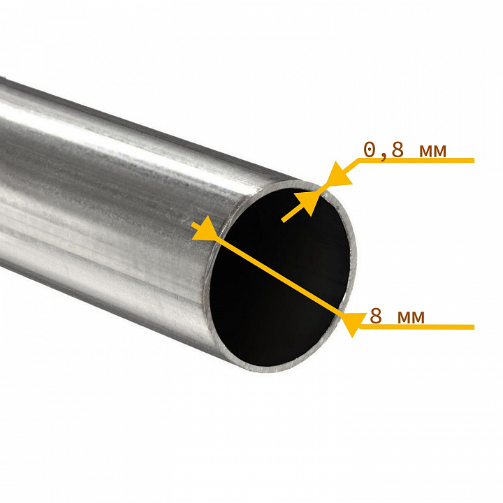 Труба нержавеющая - купить в Москве, цены за 1 метр | Сортамент нержавеющих труб из стали